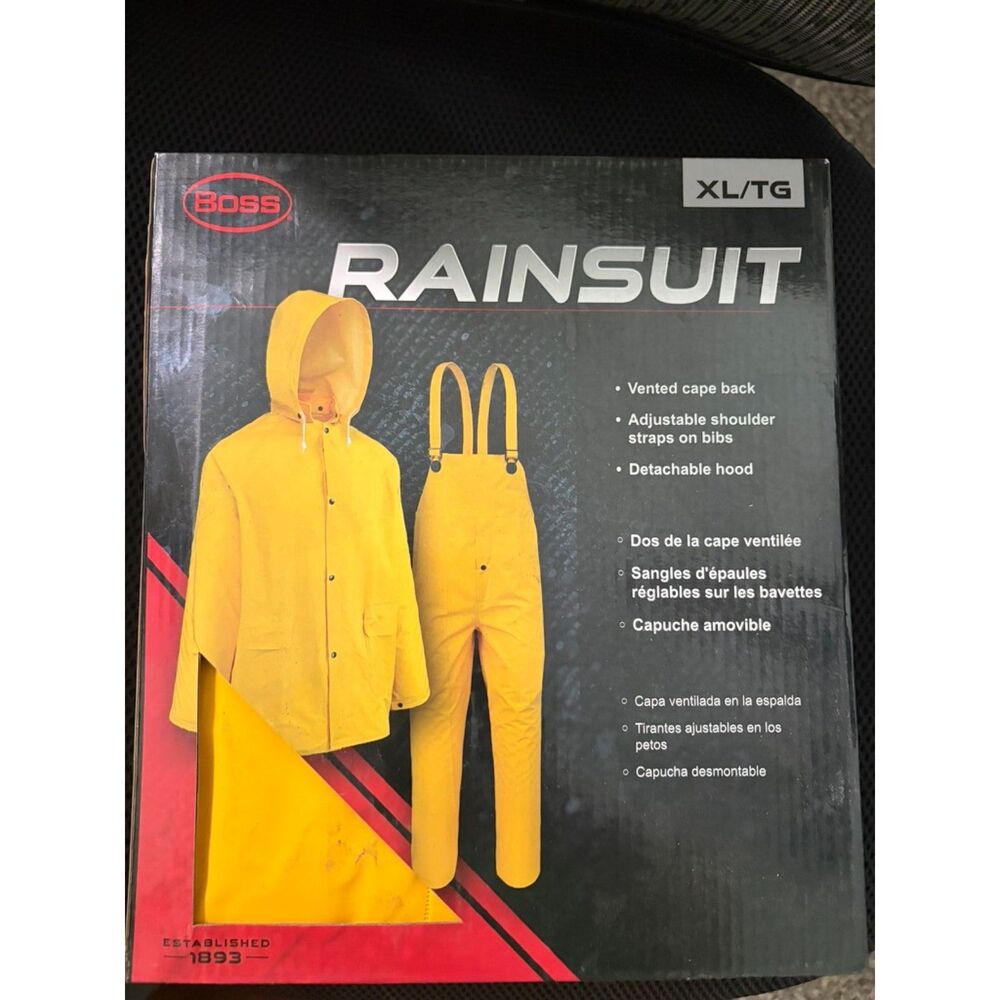 Boss Heavy duty rainsuit XL
